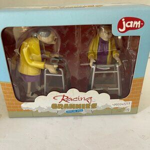 JAM Racing Grannies Crippling Speed Wind Up Old Ladies w/Walkers Figures NIB